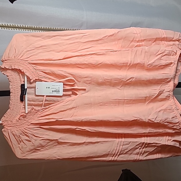 Sanctuary Blouse Size large Peach Long Sleeves Jet Setter - Picture 5 of 5